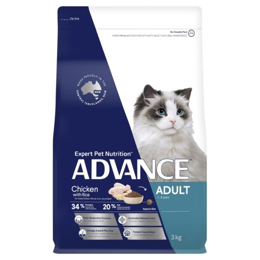 Advance Cat Adult 3kg Chicken - Woonona Petfood & Produce