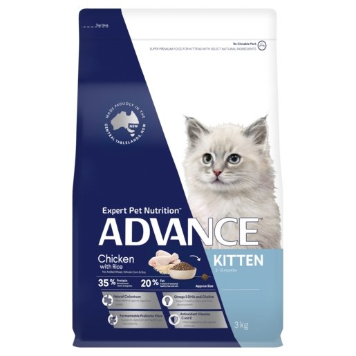Advance Cat Kitten 3kg Chicken - Woonona Petfood & Produce
