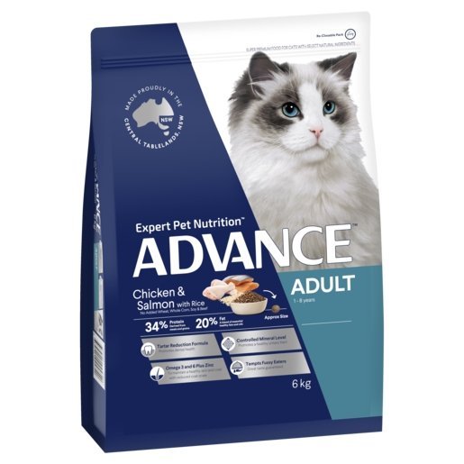 Advance Dry Cat Food Adult Total Wellbeing Chicken and Salmon - Woonona Petfood & Produce