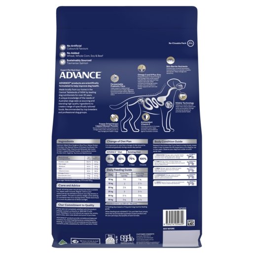 Advance Dry Dog Food Adult Small Breed Terrier 2.5kg - Woonona Petfood & Produce