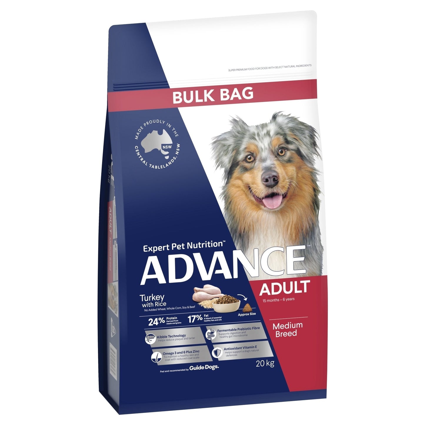 Advance Dry Dog Food Adult Turkey - Woonona Petfood & Produce