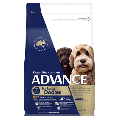 Advance Dry Dog Food Large Breed Oodles Salmon & Rice 2.5kg - Woonona Petfood & Produce