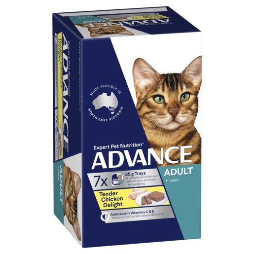 Advance Wet Cat Food Adult Chicken 7x85g - Woonona Petfood & Produce