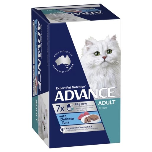 Advance Wet Cat Food Adult Delicate Tuna 7x85g - Woonona Petfood & Produce