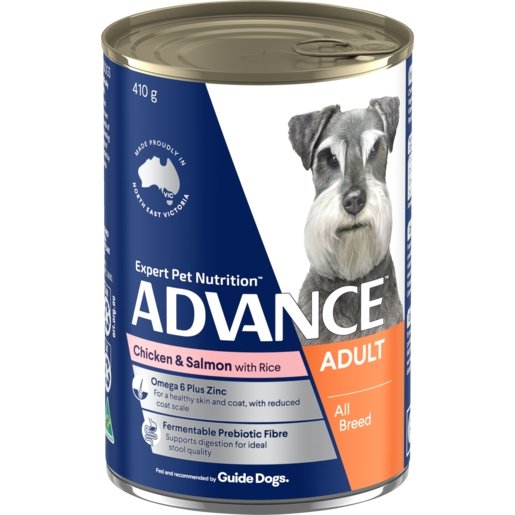 Advance Wet Dog Food Adult Chicken And Salmon 400g - Woonona Petfood & Produce