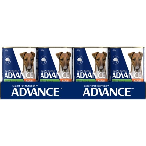 Advance Wet Dog Food Adult Lamb 12x400g - Woonona Petfood & Produce