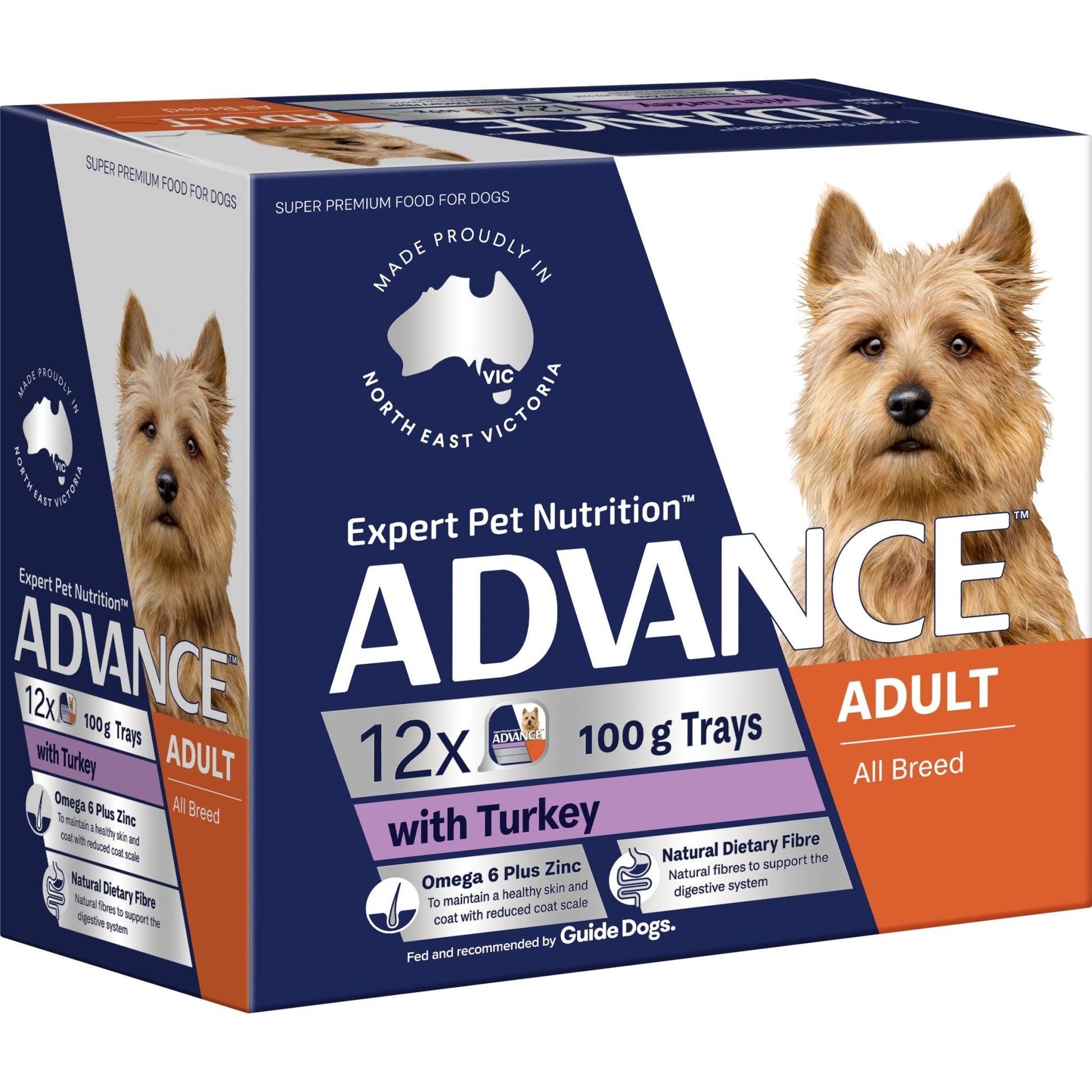 Advance Wet Dog Food Adult Turkey 12x100g