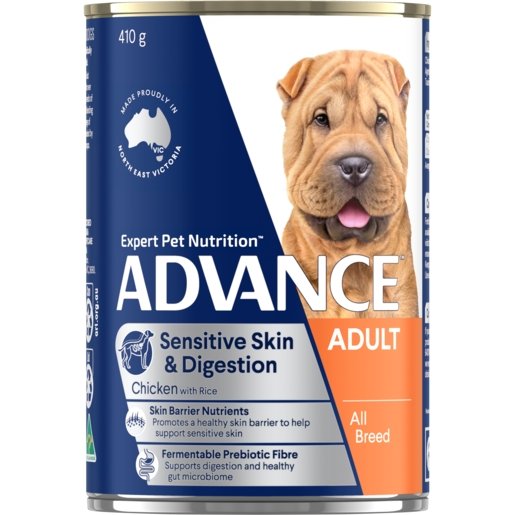 Advance Wet Dog Food for Sensitive Adult Dogs 12x410g - Woonona Petfood & Produce
