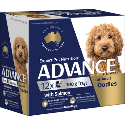 Advance Wet Dog Food Oodles Adult Salmon 12x100g - Woonona Petfood & Produce