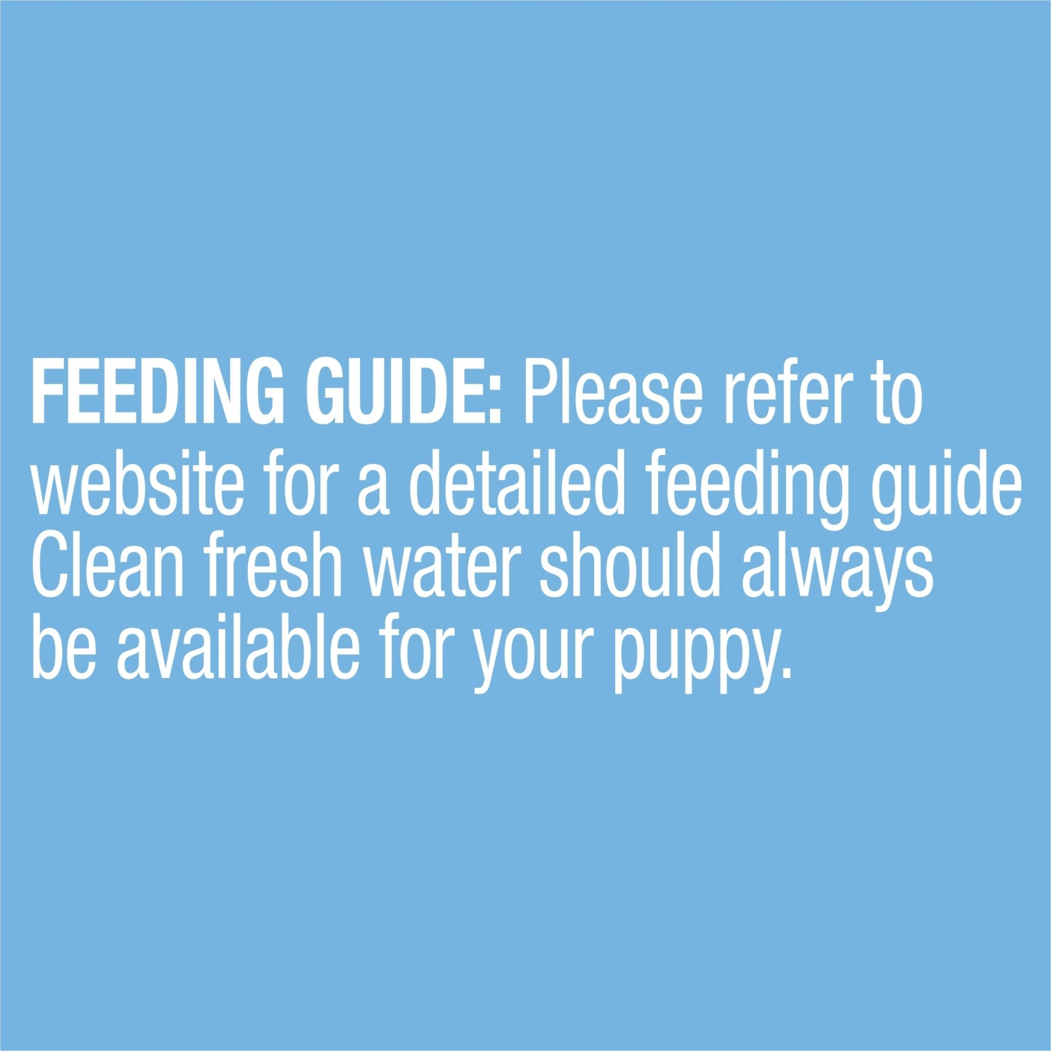 Advance puppy outlet food feeding guide