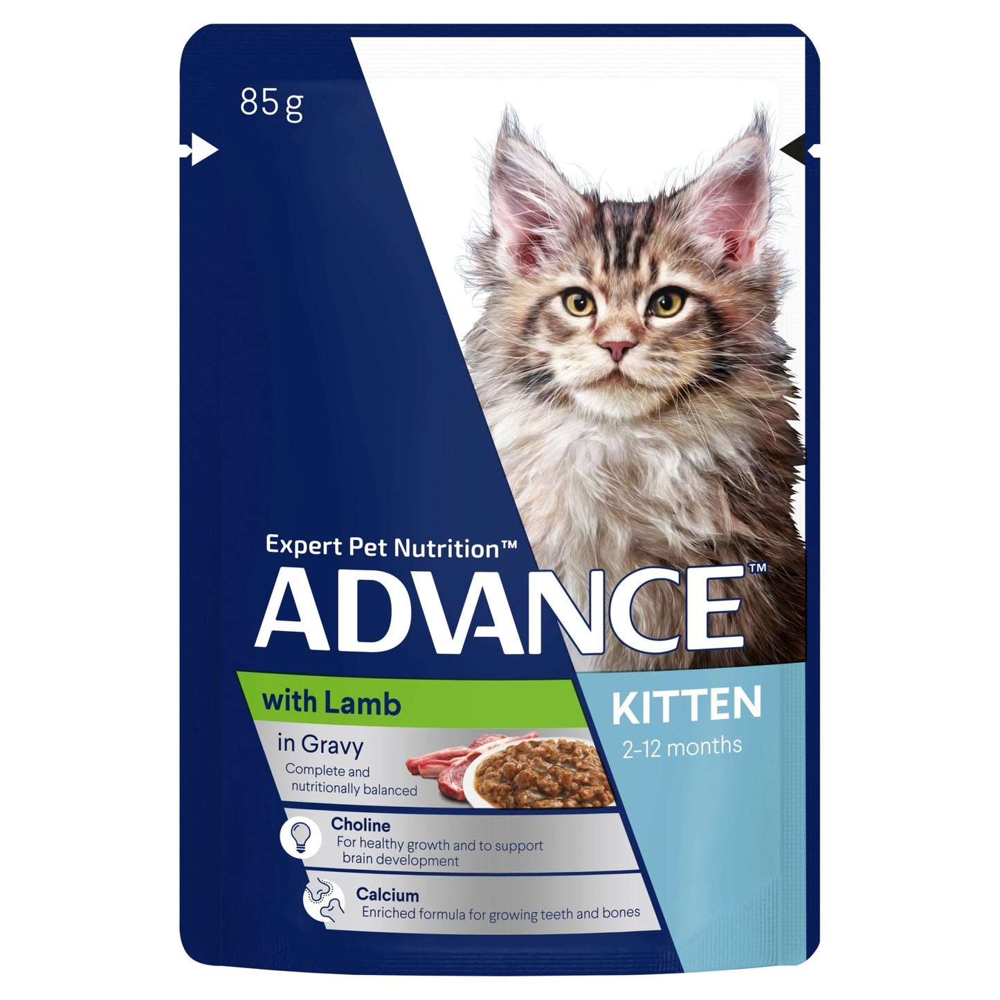 Advance Wet Kitten Food Lamb & Gravy 85g - Woonona Petfood & Produce