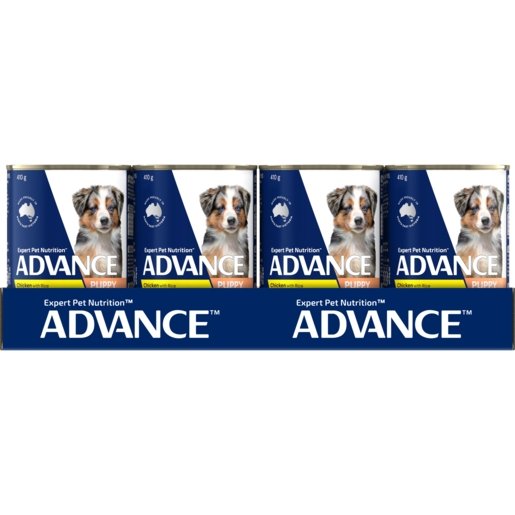 Advance Wet Puppy Food Chicken And Rice 12x410g - Woonona Petfood & Produce