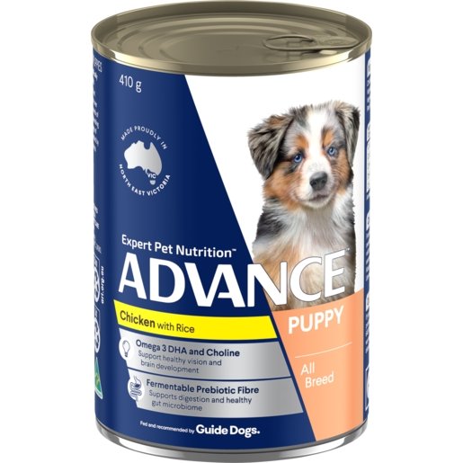 Advance Wet Puppy Food Chicken And Rice 410g - Woonona Petfood & Produce