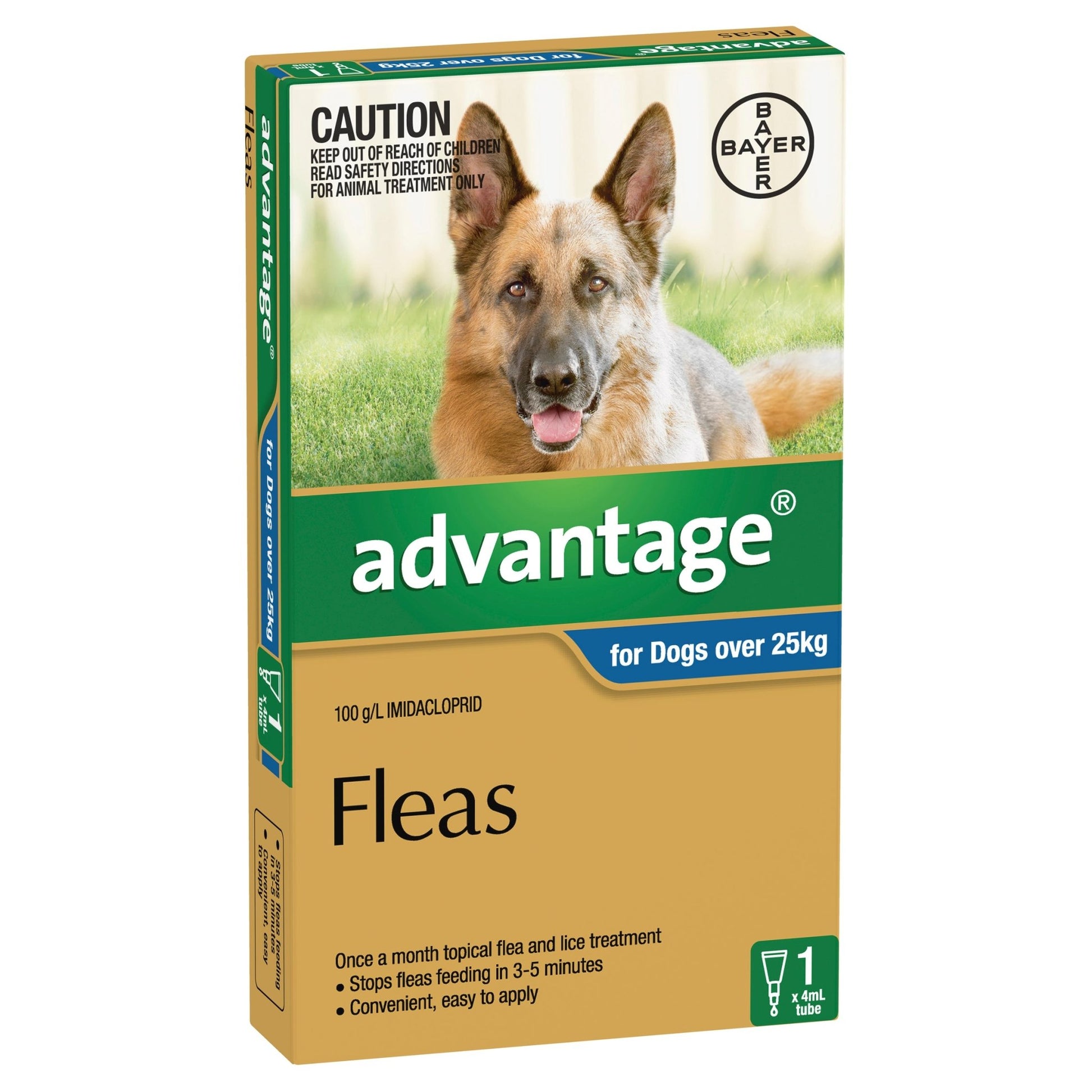 Advantage Dog 25-50kg Blue - Woonona Petfood & Produce