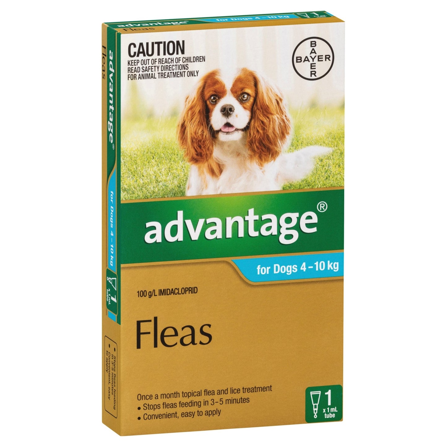 Advantage Dog 4-10kg Aqua - Woonona Petfood & Produce