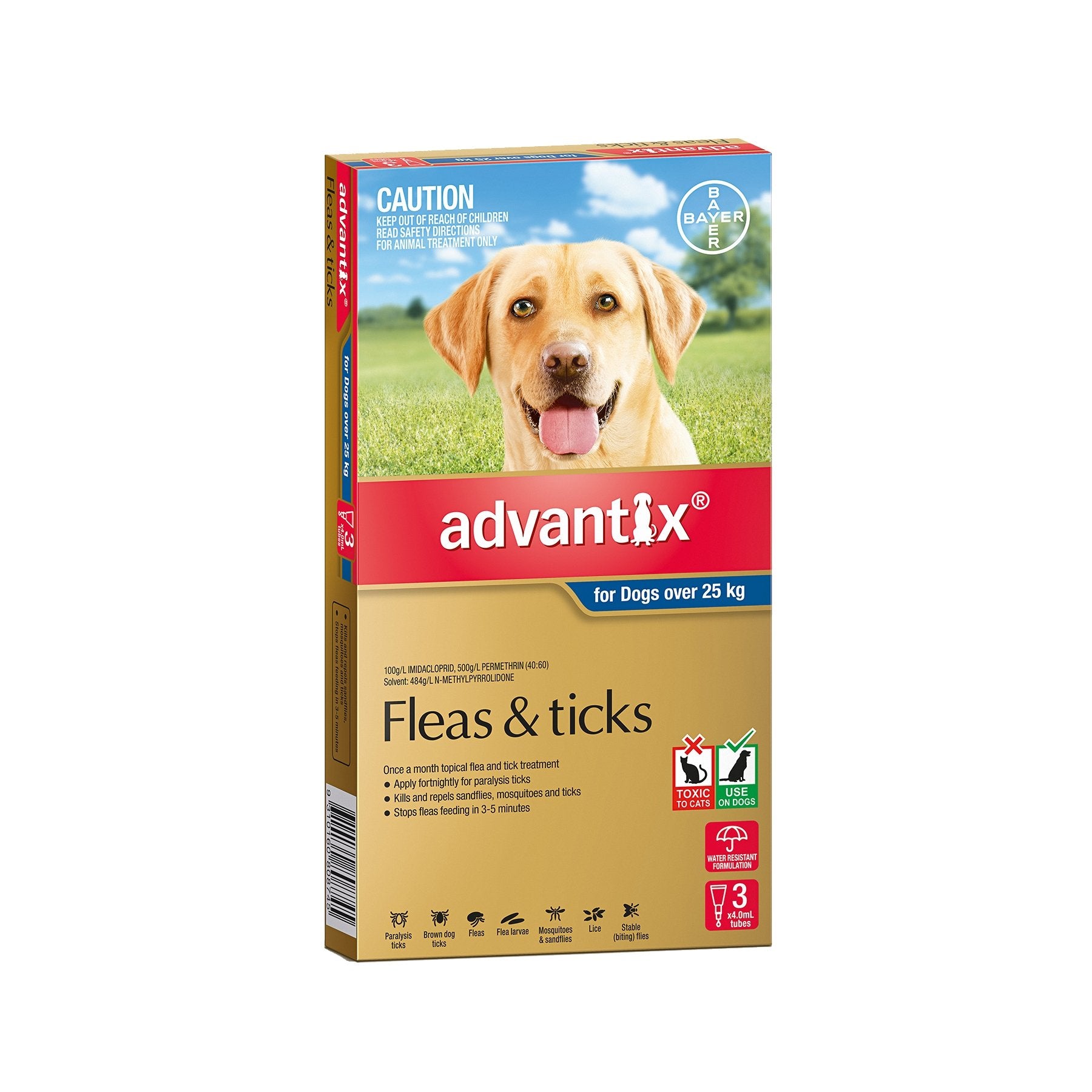 Advantix Dog Extra Large Over 25kg - Woonona Petfood & Produce