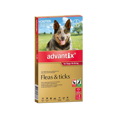 Advantix Dog Large Red 10-25kg - Woonona Petfood & Produce