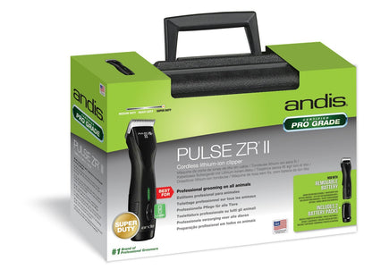 Andis Cordless Dog Clipper Pulse ZR11 Black - Woonona Petfood & Produce