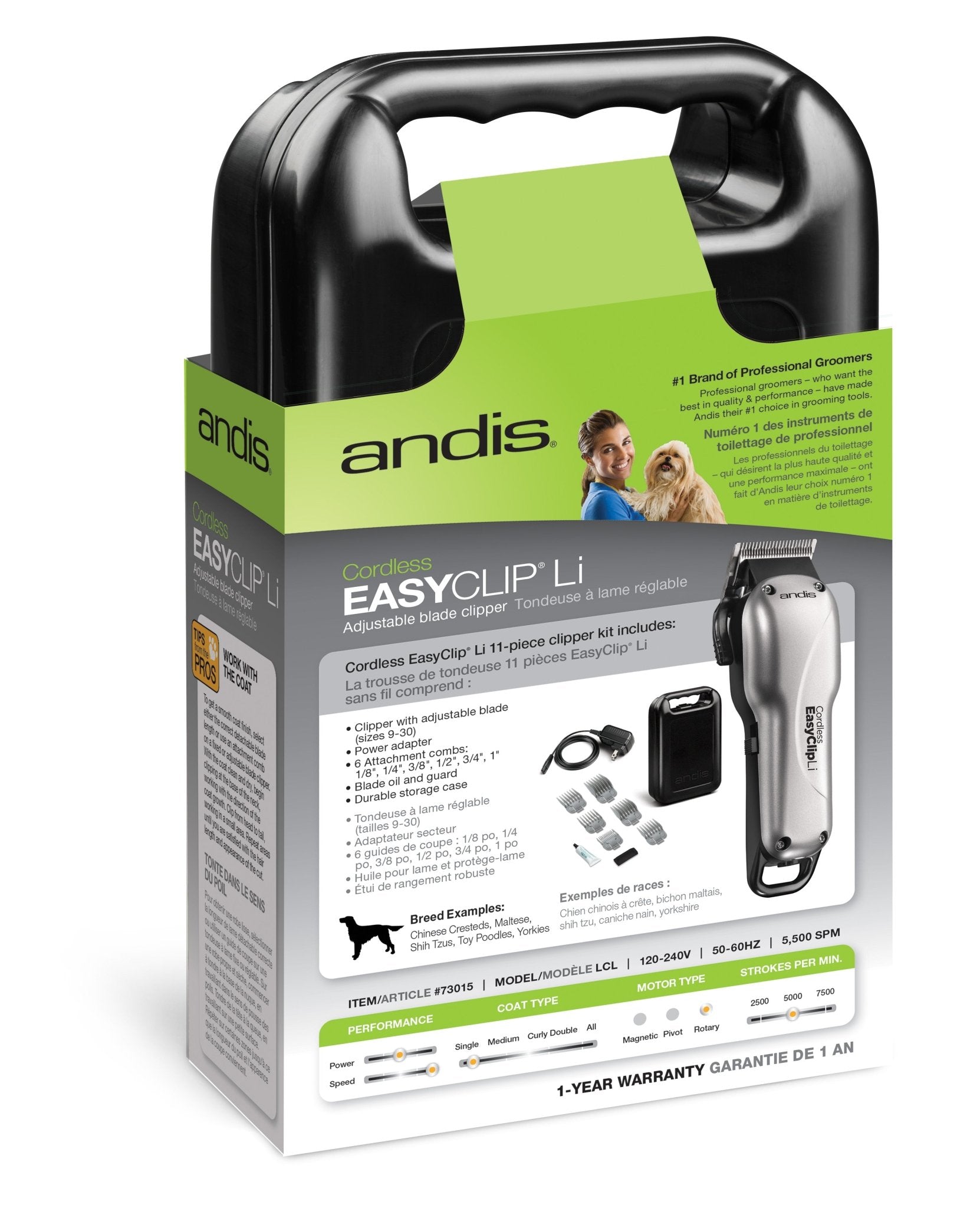 Andis easy hotsell clip whisper