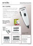 Andis Easyclip Light Duty Clipper - Woonona Petfood & Produce