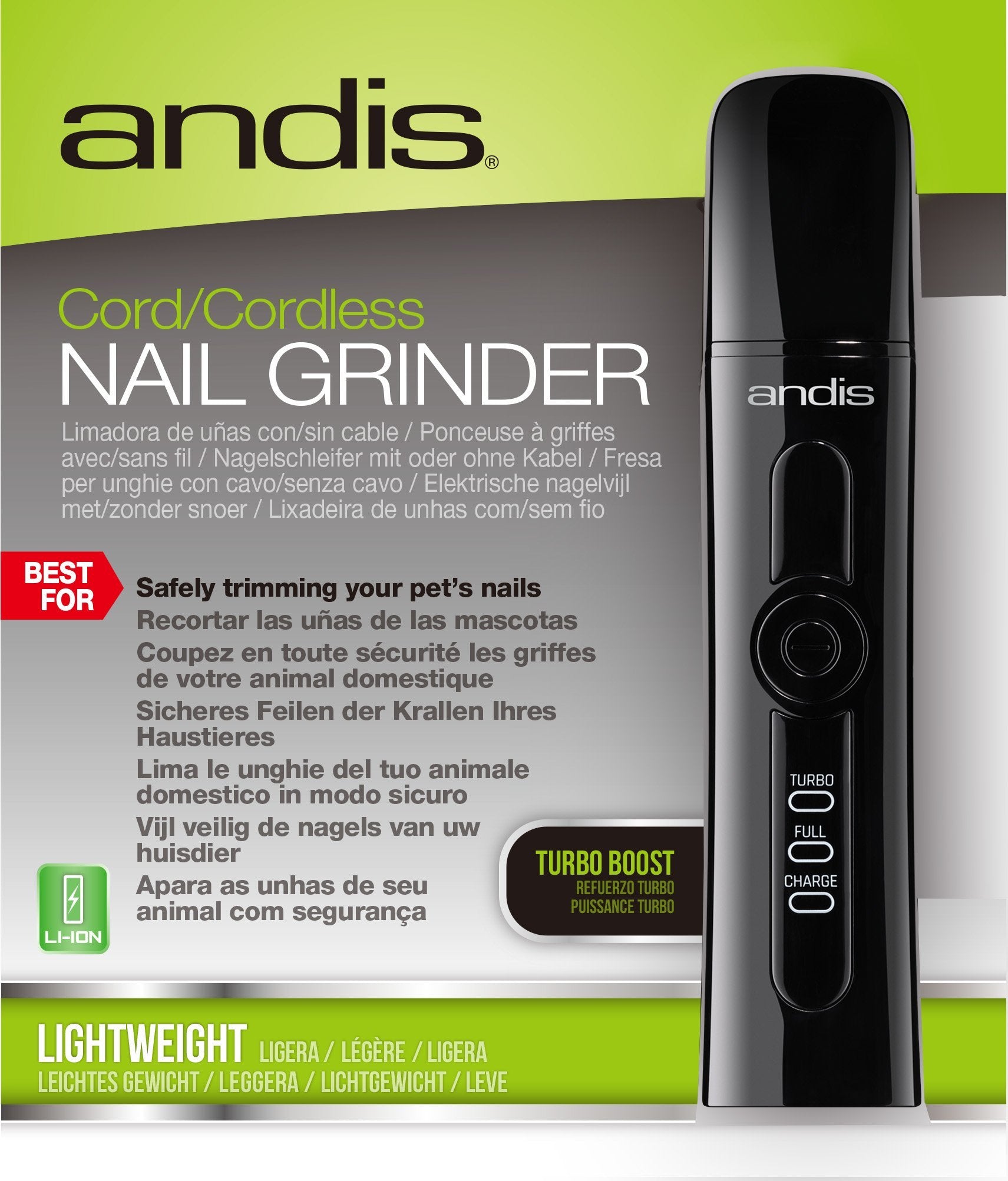 Andis Nail Grinder CNG-1 2 Speed Cordless - Woonona Petfood & Produce