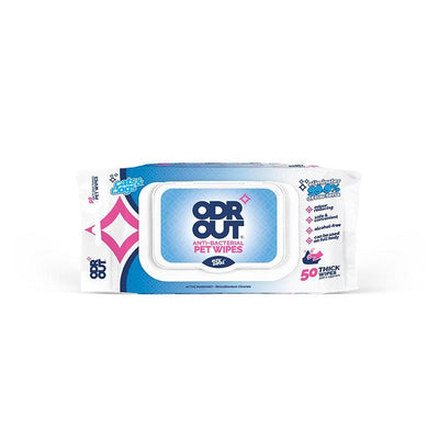 Anti Bacterial Pet Wipes 50 Pack Ezydog - Woonona Petfood & Produce