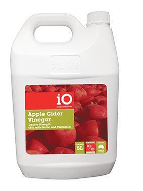 Apple Cider Vinegar Garlic 5L Io - Woonona Petfood & Produce