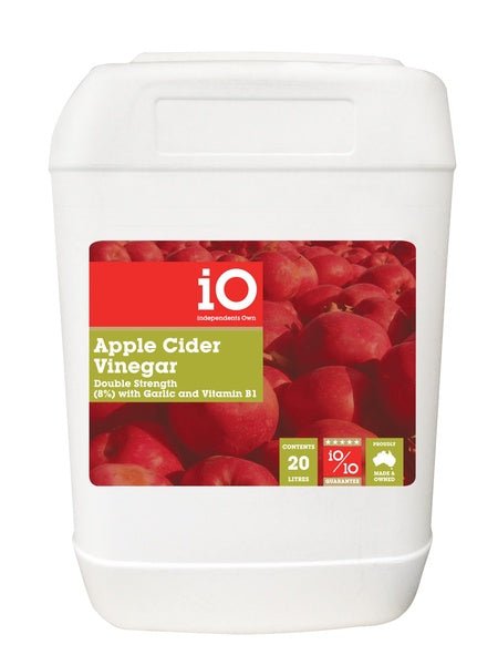 Apple Cider Vinegar IO 8% with Garlic and Vitamin B1 - Woonona Petfood & Produce