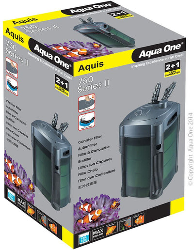 Aqua One Aquis Cannister Filter 750 Series II 650LH - Woonona Petfood & Produce
