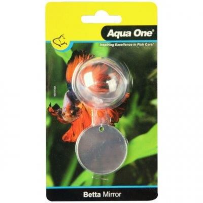 Aqua One Betta Mirror with Float Acrylic 17cm - Woonona Petfood & Produce