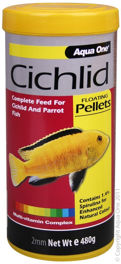 Aqua One Cichlid/Red Parrot Pellets - Woonona Petfood & Produce