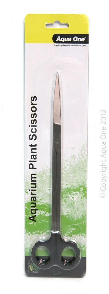 Aqua One Easy Reach Plant Scissors Straight - Woonona Petfood & Produce