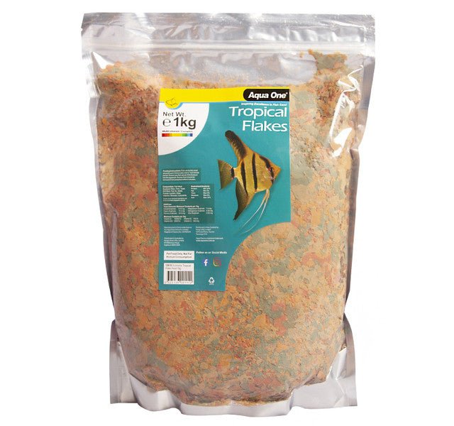 Aqua One Economy Tropical Flakes 1kg - Woonona Petfood & Produce