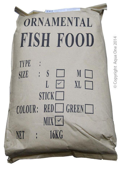 Aqua One Fish Pellets Bulk 16kg Medium (L) - Woonona Petfood & Produce