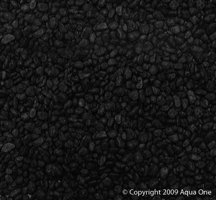 Aqua One Gravel 1kg Black 7mm - Woonona Petfood & Produce