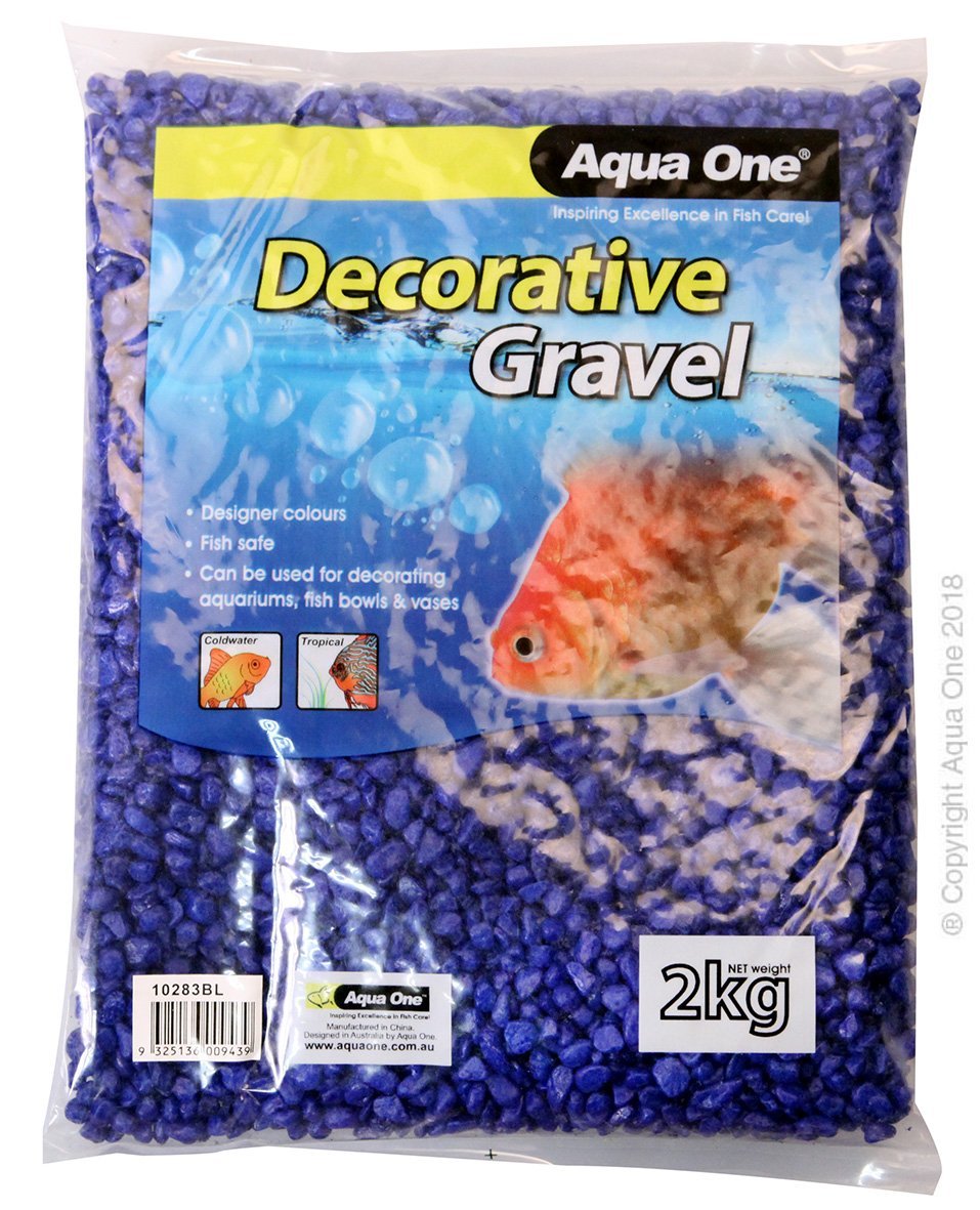 Aqua One Gravel Deep Blue 7mm - Woonona Petfood & Produce