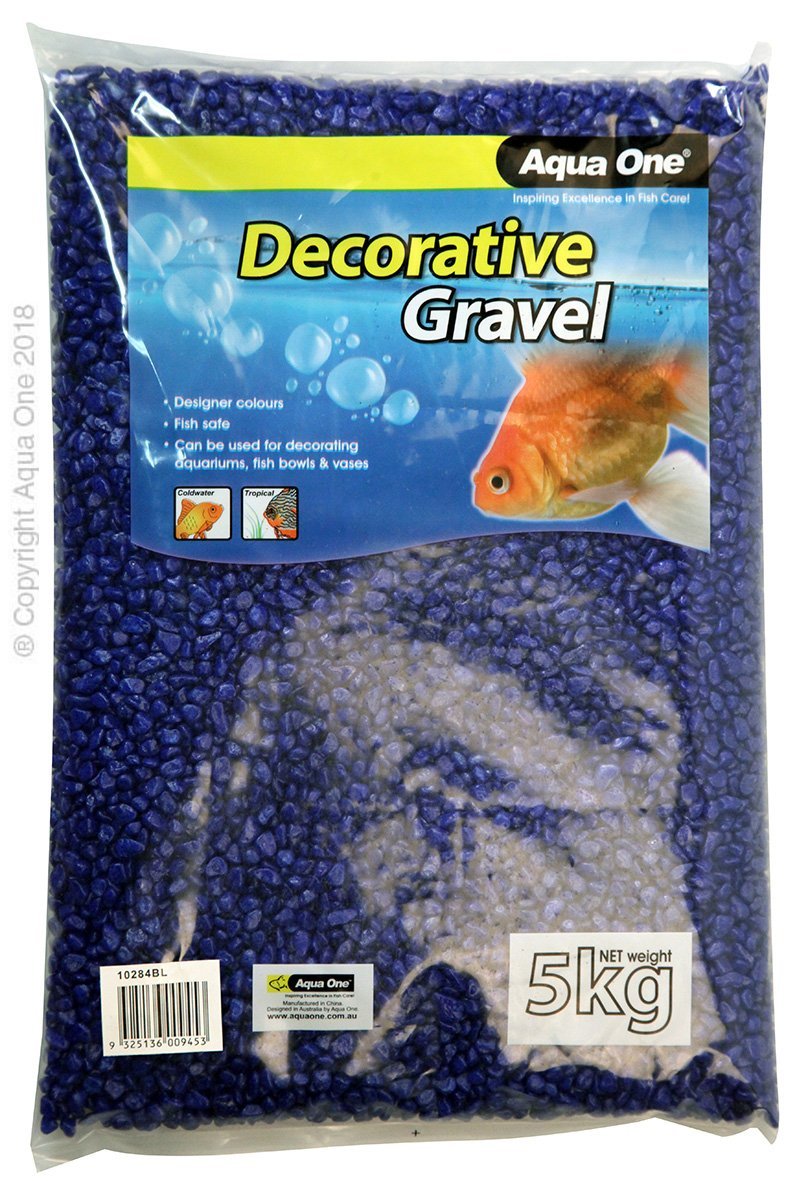 Aqua One Gravel Deep Blue 7mm - Woonona Petfood & Produce
