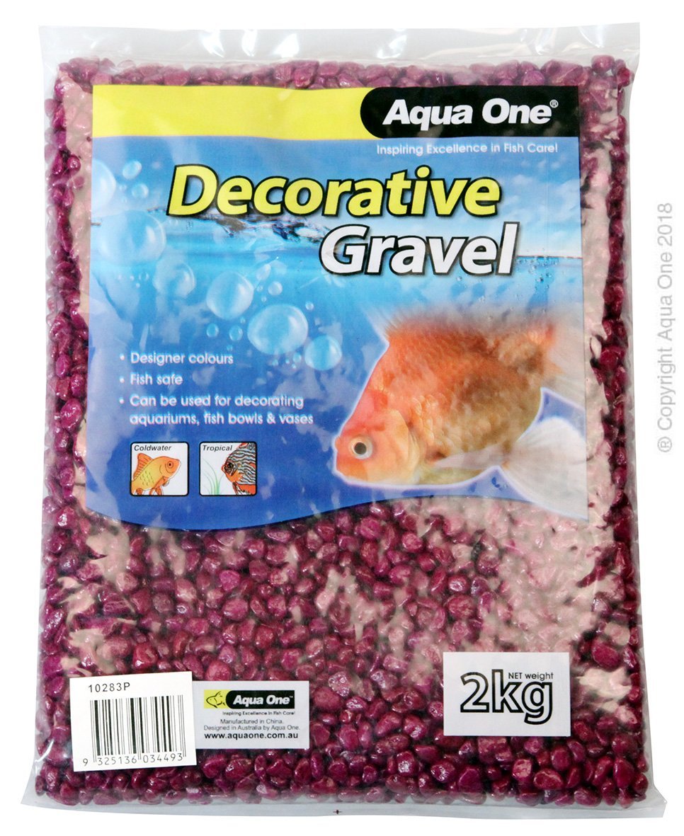 Aqua One Gravel Purple 7mm - Woonona Petfood & Produce