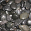 Aqua One Gravel Stone Polished 5kg 5-7mm Black - Woonona Petfood & Produce