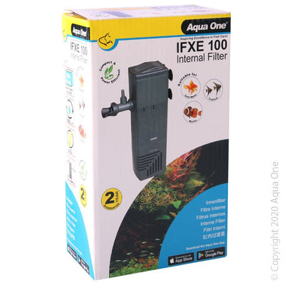 Aqua One IFEX 100 Internal Filter 350 Litre/Hour - Woonona Petfood & Produce