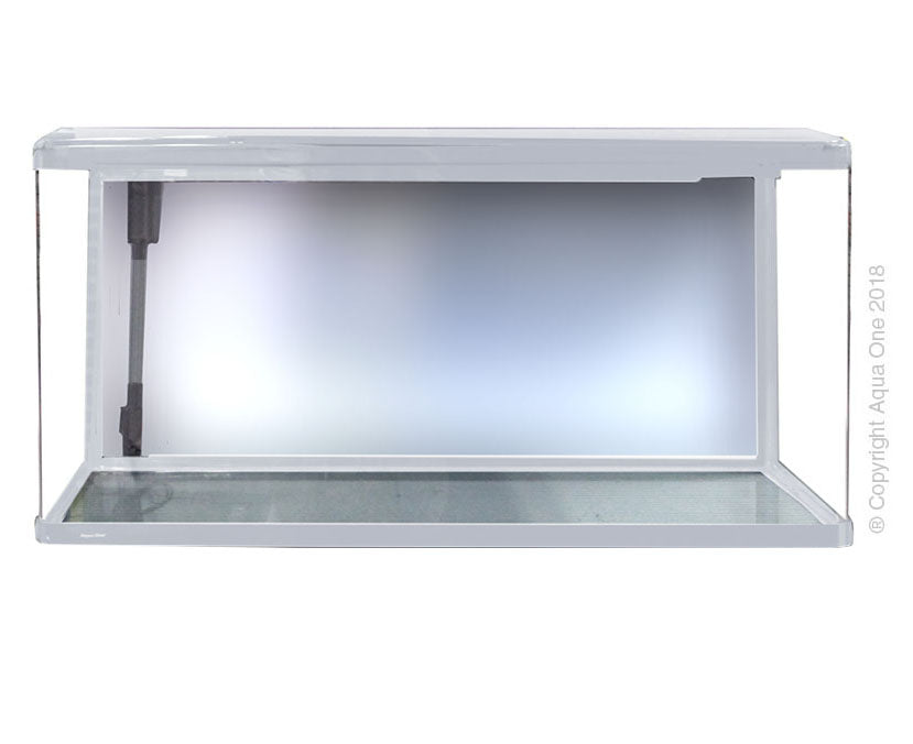 Aqua One LifeStyle 190 Complete Glass Aquarium 100cm 190L Gloss White - Woonona Petfood & Produce