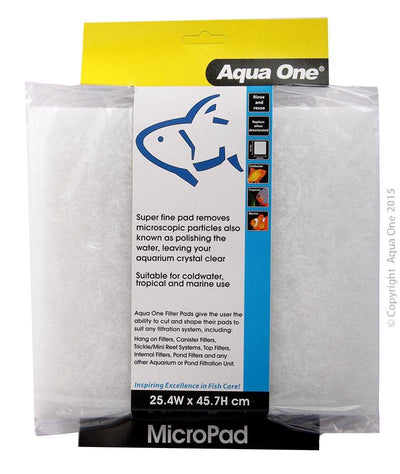 Aqua One Micro Pad Self Cutter 25 X 45 Cm - Woonona Petfood & Produce
