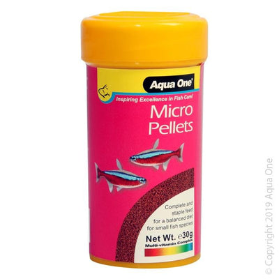 Aqua One Micro Pellets 30g - Woonona Petfood & Produce
