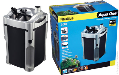 Aqua One Nautilus Cannister Filter 600L per Hour - Woonona Petfood & Produce