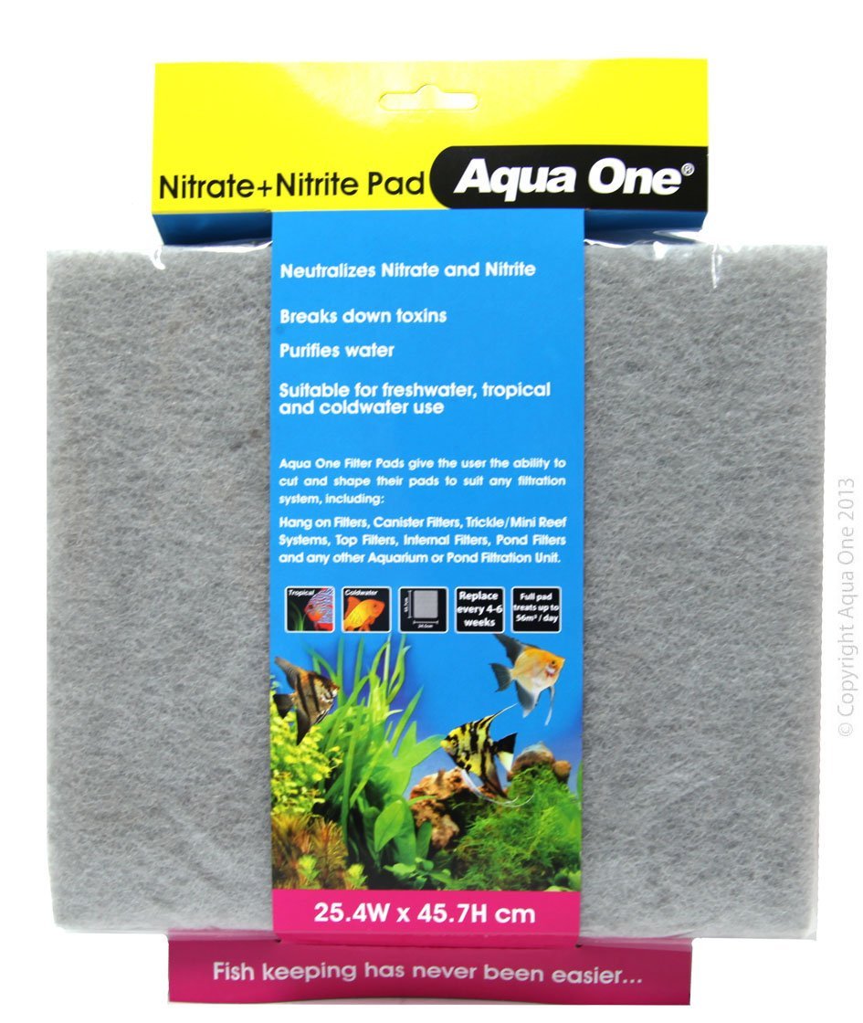 Aqua One Nitrate Filter Pad 25 X45 - Woonona Petfood & Produce