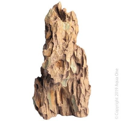 Aqua One Ornament Petrified Wood Cave Style - Woonona Petfood & Produce