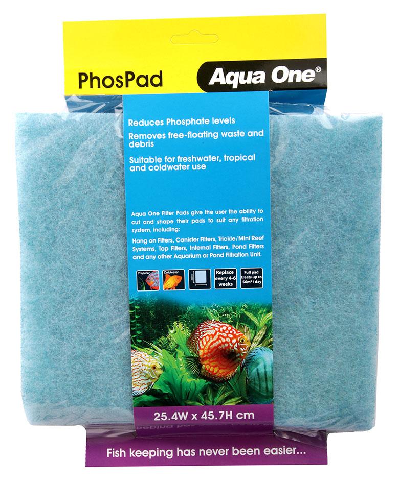 Aqua One Phos Pads Self Cut 25 X 45 Cm - Woonona Petfood & Produce
