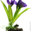 Aqua One Plastic Plant Violet With Log Base Small - Woonona Petfood & Produce