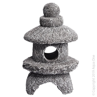 Aqua One Stone Lantern Ornament - Woonona Petfood & Produce