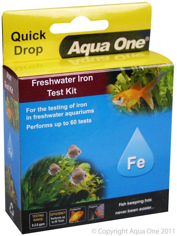 Aqua One Test Kit Iron Fe Quick Drop - Woonona Petfood & Produce
